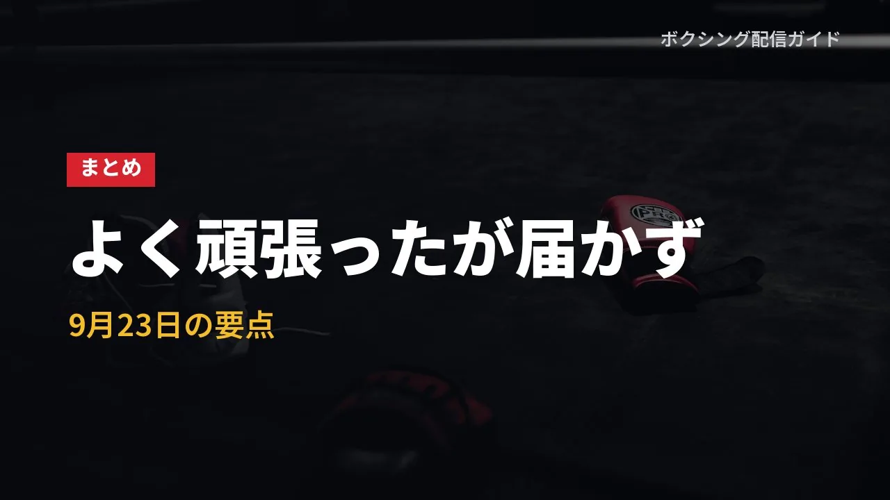 記事のまとめを示すバナー