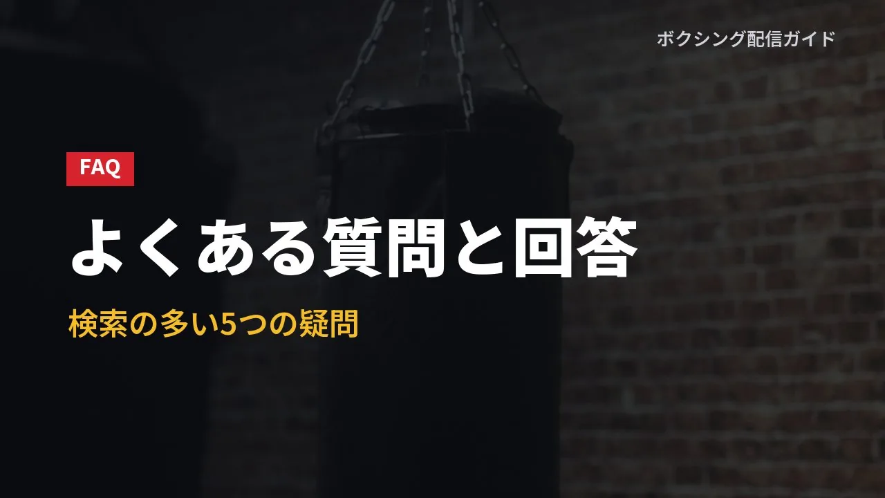 よくある質問をまとめたバナー