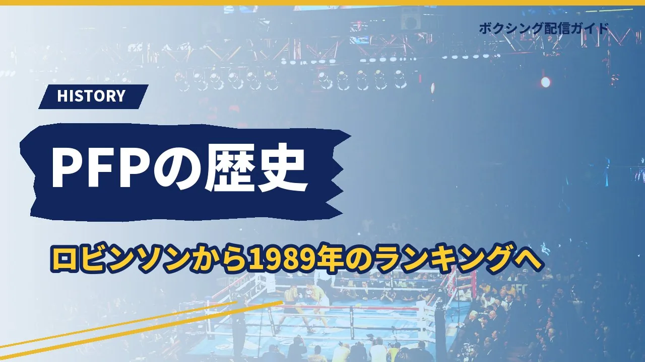 パウンドフォーパウンドの歴史を示すバナー