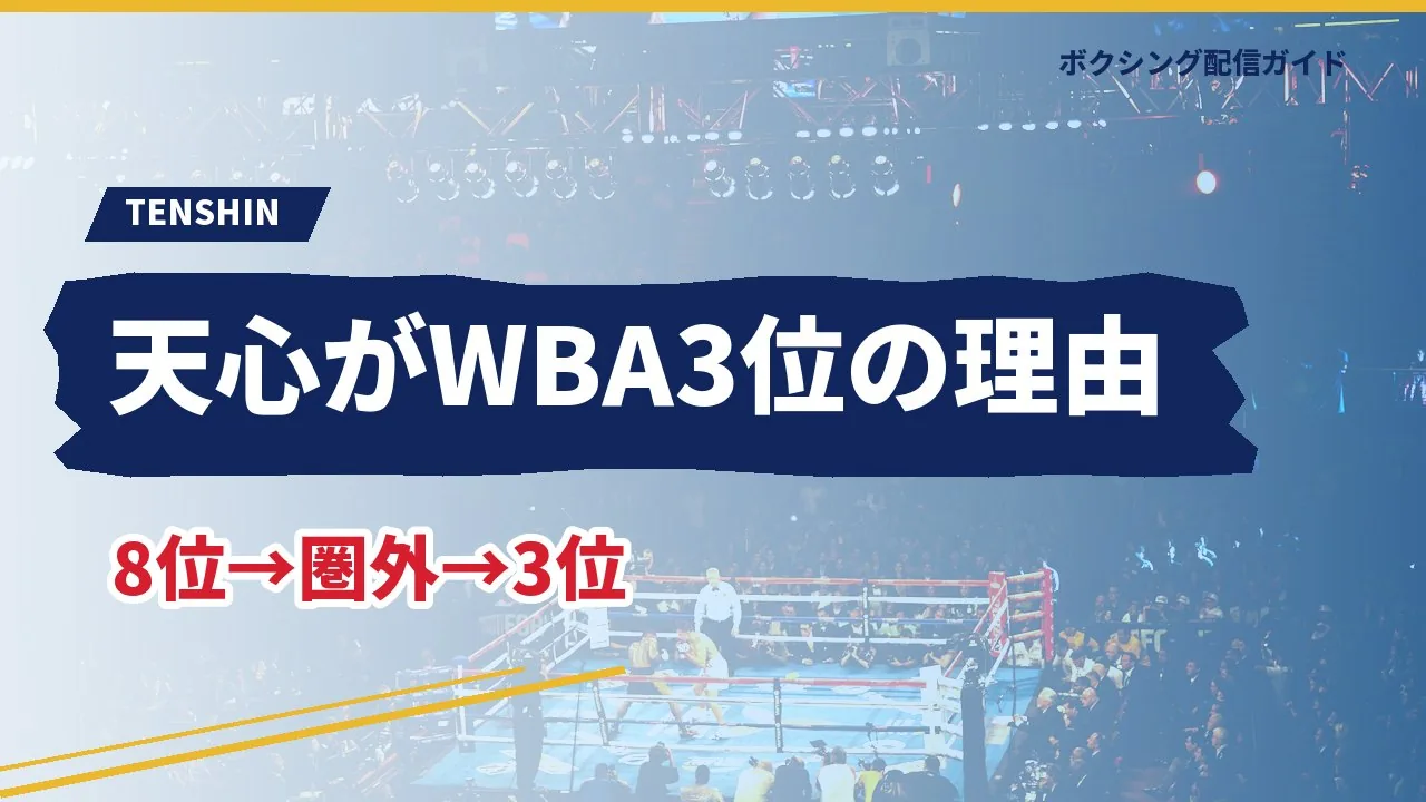 那須川天心がWBA3位になった理由を示すバナー