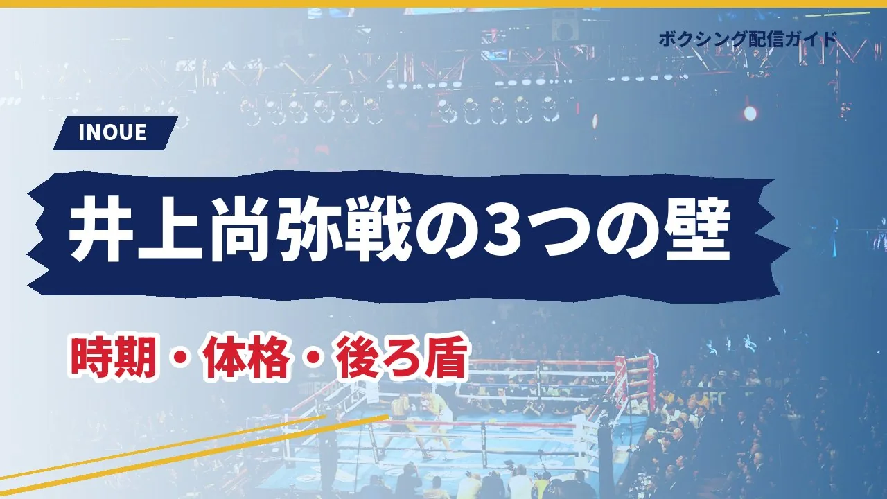 バム・ロドリゲスと井上尚弥戦の壁を示すバナー