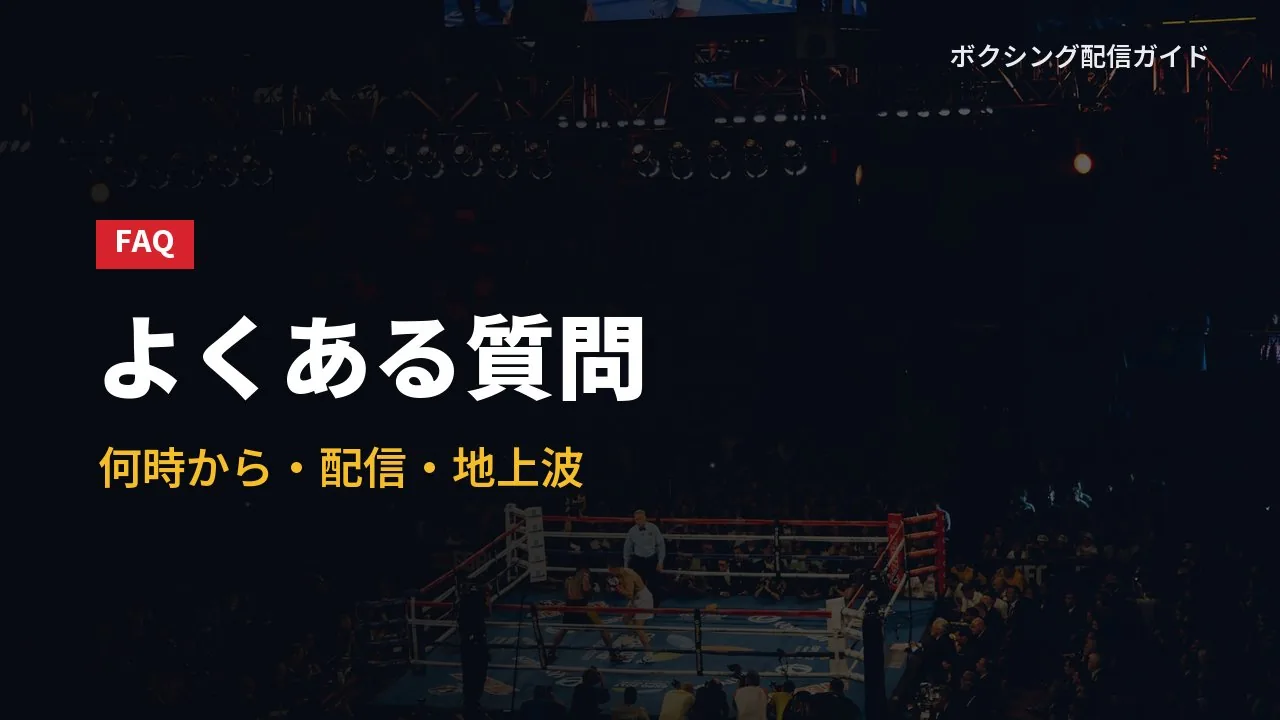 11月29日の世界戦に関するよくある質問のバナー